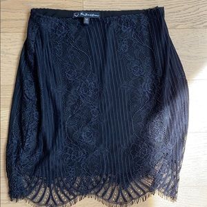 Navy blue for love and lemons lace skirt